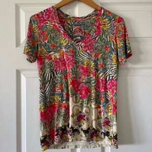 Johnny Was Floral Horse-inspired Top
